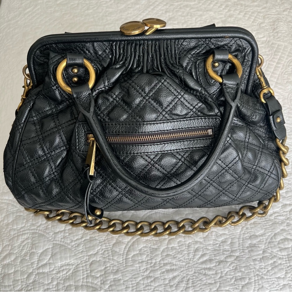 Marc Jacobs Stam Quilted Bag Black